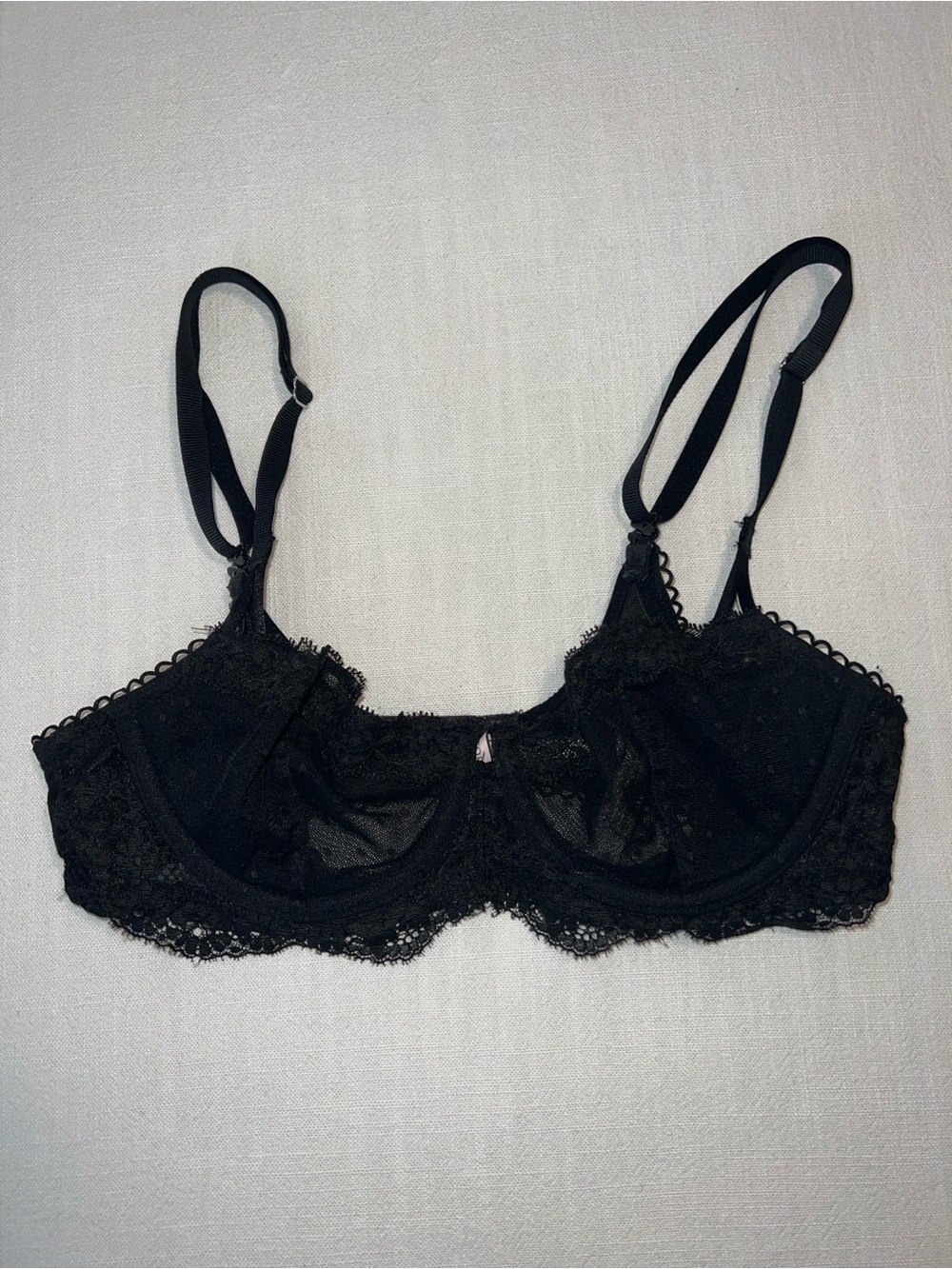 Victoria's Secret Black Lace Underwire Bra
